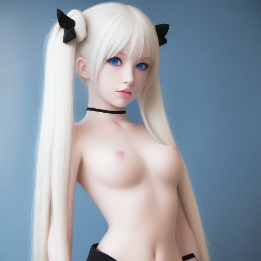 [Stable Diffusion] Twin tails High Quality Masterpiece Full body [Realistic]